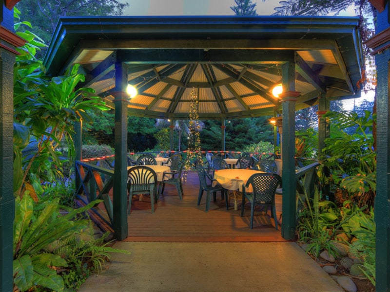 Enjoy a drink in one of rotundas