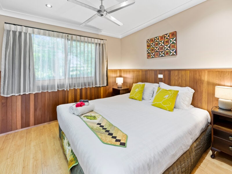 Bedroom at Broad Leaf Villas on Norfolk Island