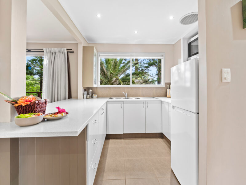 Kitchen at Broad Leaf Villas on Norfolk Island