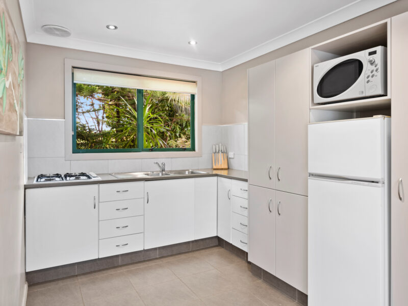 Kitchen at Broad Leaf Villas on Norfolk Island