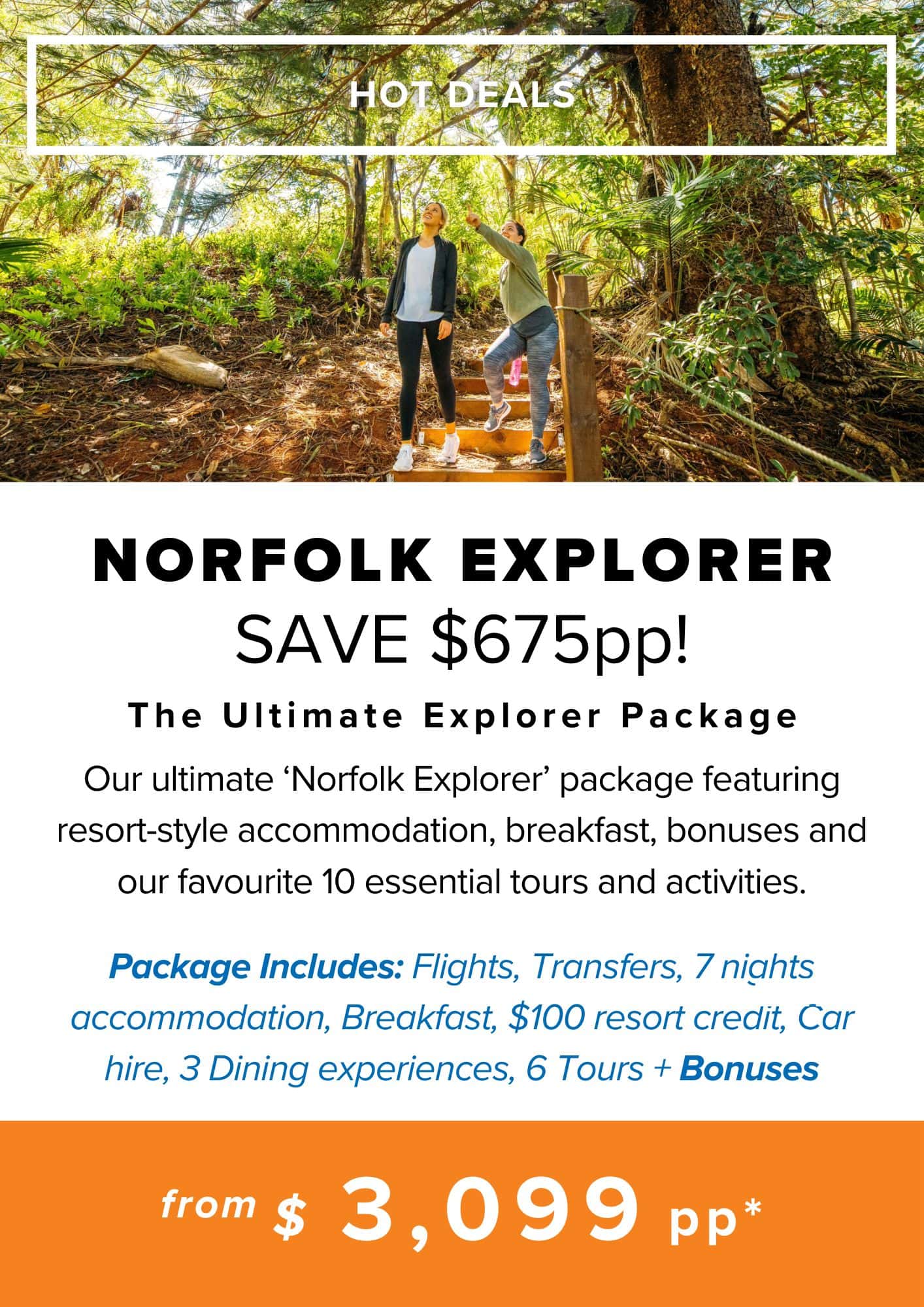 Norfolk Explorer Resort Style